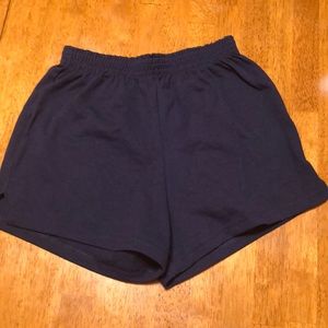 Navy blue size M soffe shorts